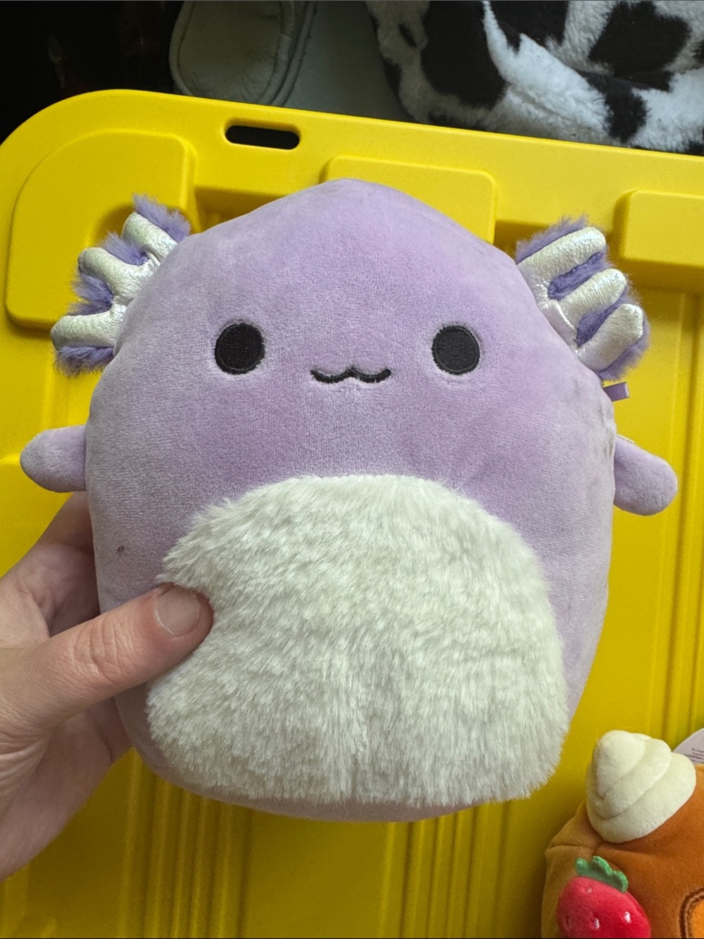 Squishmallows Lavender & White Axolotl Plush